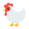 Rooster emoji on Mozilla